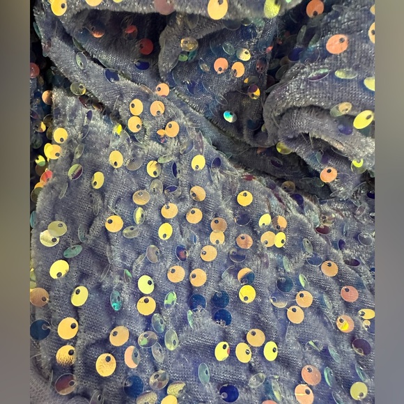 Puffy Glitter Girl Dress Tea Length Princess Flower Girl Dresses - Picture 9 of 10